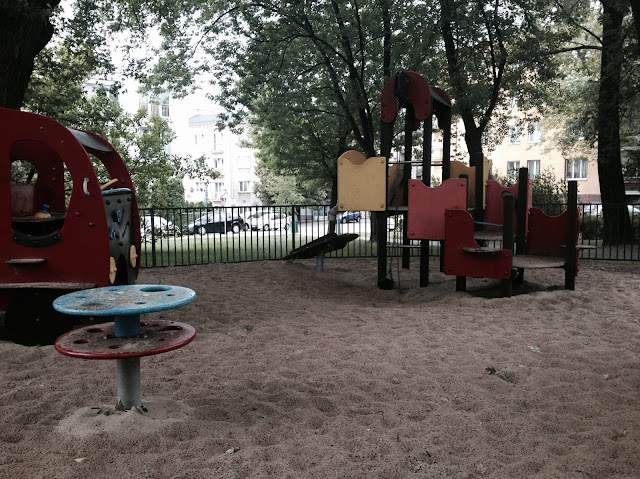 Park zabaw w Parku Kaskada.
