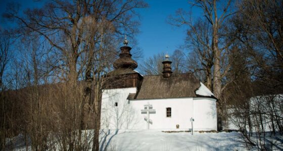 Cerkiew w Bielicznej w Beskidzie Niskim