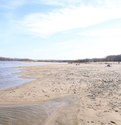 Plaża na Zawadach w Wilanowie